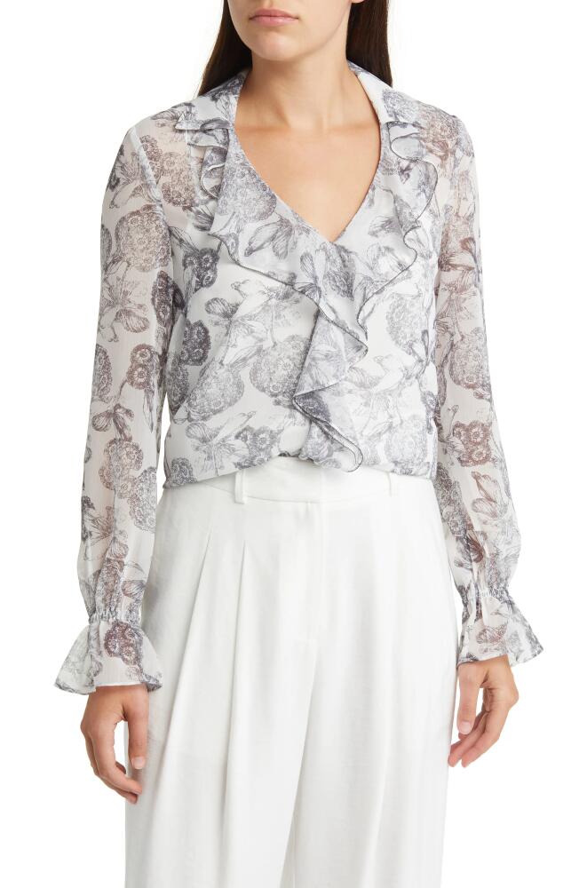 Ted Baker London Anniye Ruffle Blouse in White Cover