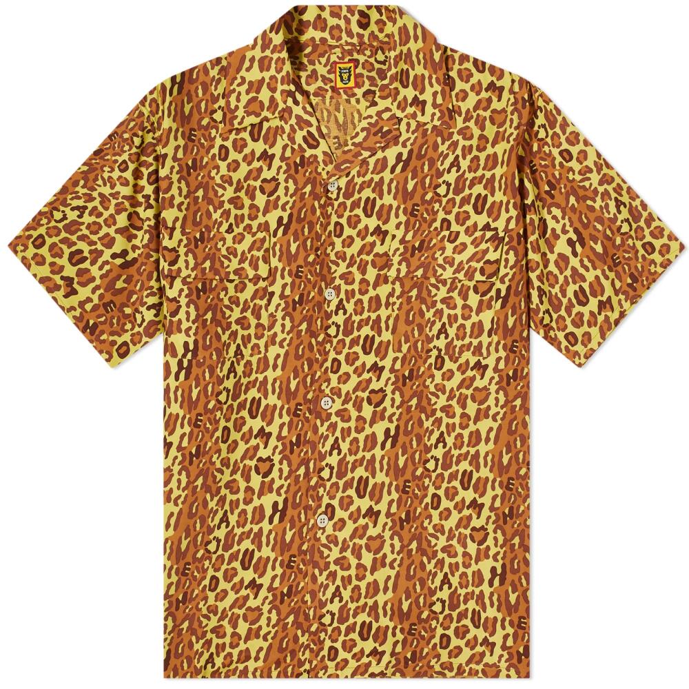 Human Made Men's Leopard Vacation Shirt in Yellow Cover