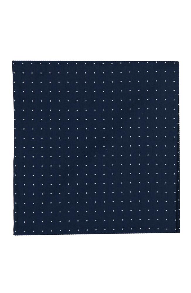 Brooklyn Brigade Dot Cotton Pocket Square in Navy Cover