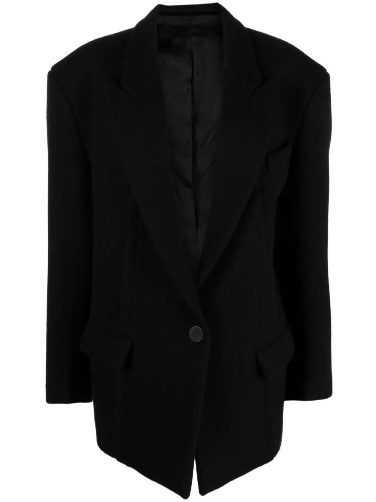 The Attico Glen single-breasted blazer - Black Cover