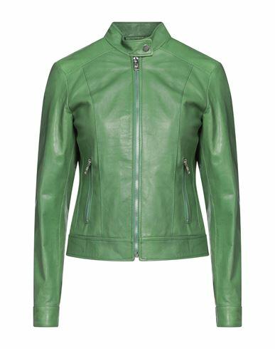 Masterpelle Woman Jacket Green Soft Leather Cover