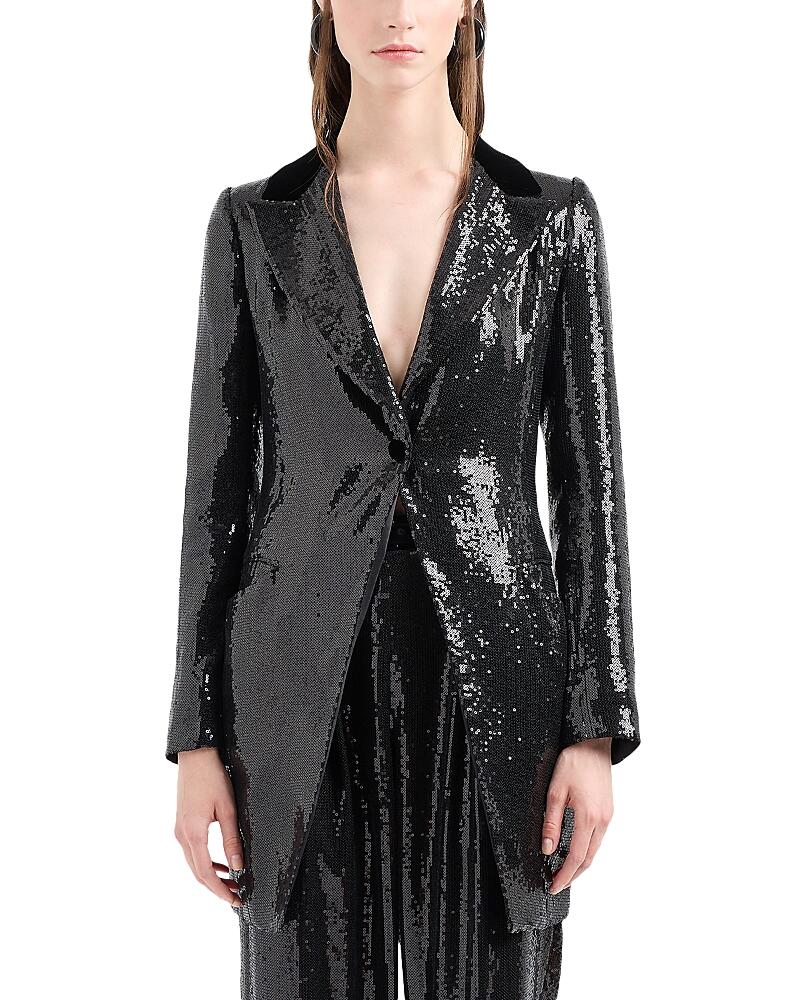 Emporio Armani Micro Sequin Blazer Cover