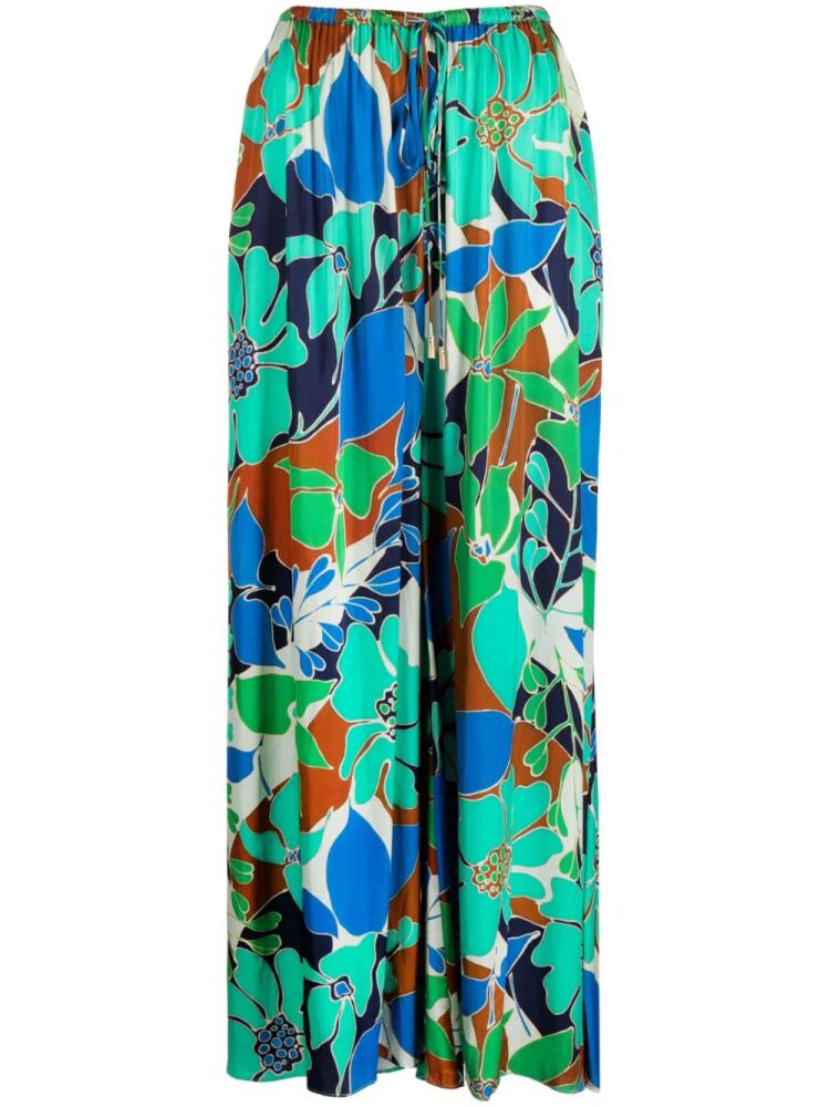 Cult Gaia Alaia floral-print trousers - Green Cover