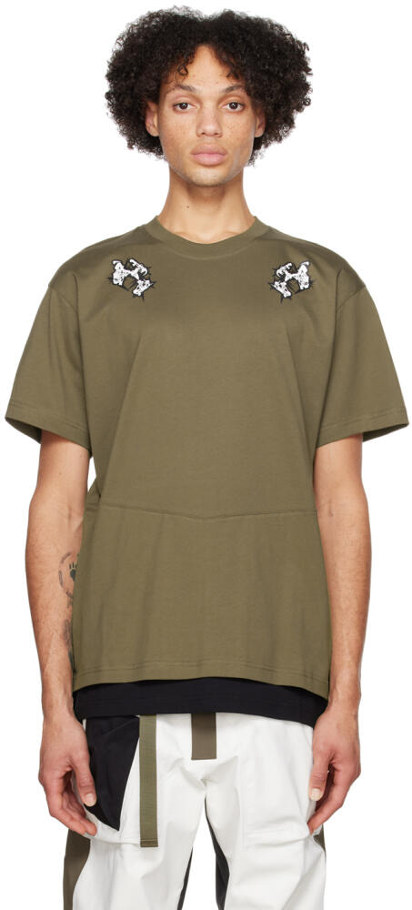 ACRONYM® Khaki Layered T-Shirt Cover