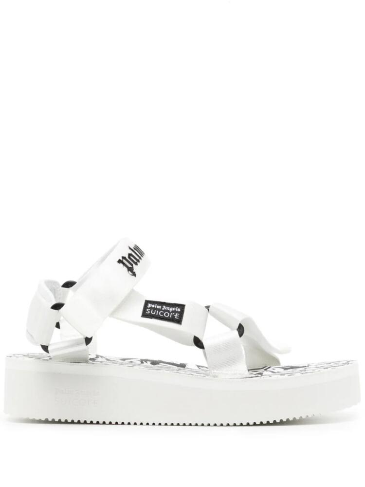 Palm Angels x Suicoke Depa sandals - White Cover