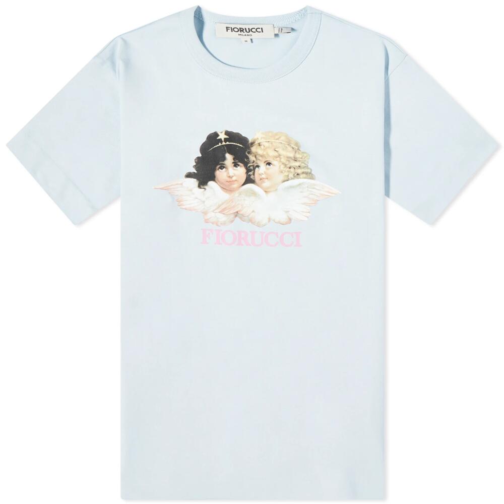 Fiorucci Women's Classic Angel T-Shirt in Blue Cover