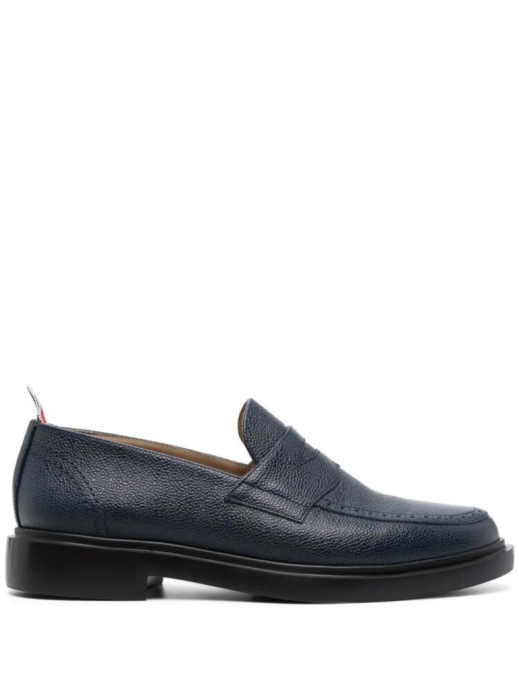 Thom Browne classic penny leather loafers - Blue Cover