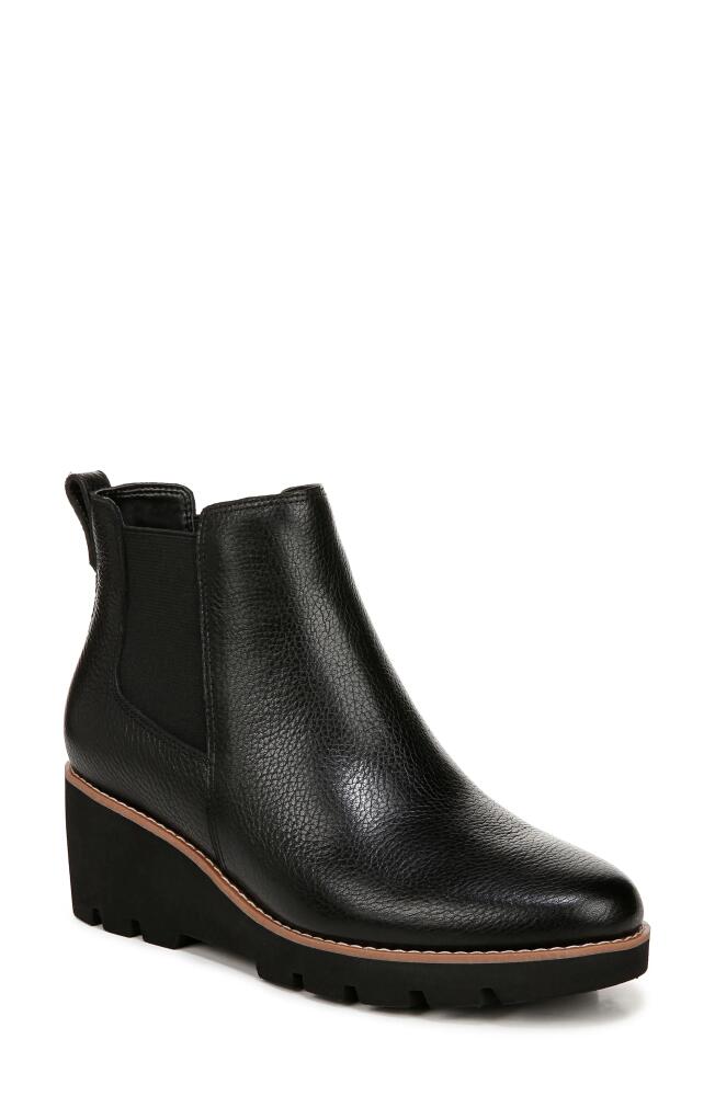 Vionic Aliso Wedge Chelsea Boot in Black Cover