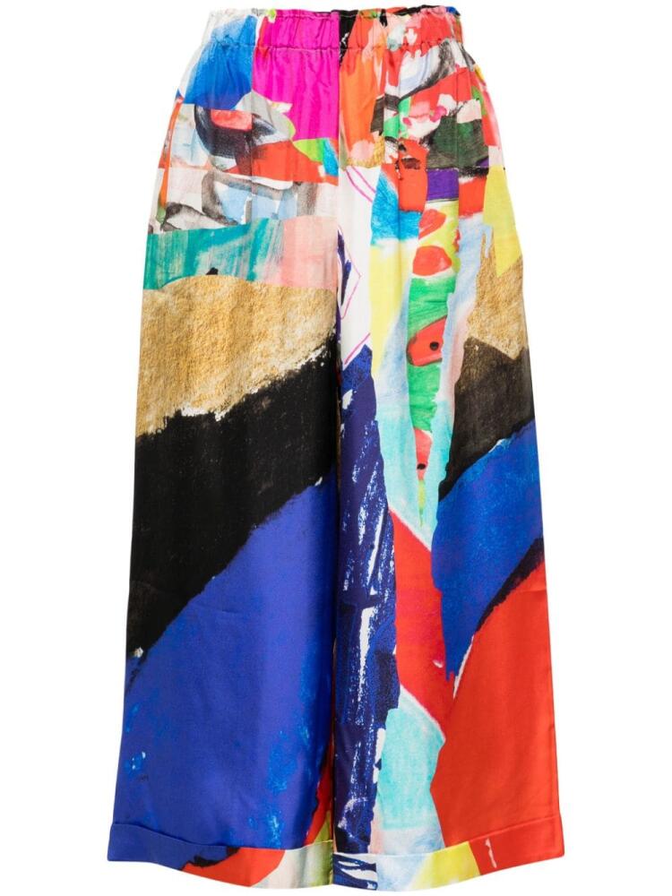 Daniela Gregis abstract-print trousers - Multicolour Cover