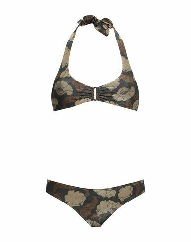 Siyu Woman Bikini Dark green Polyester, Polyamide, Elastane Cover