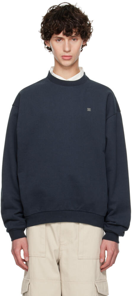 Acne Studios Gray Logo Plaque Sweatshirt Cover