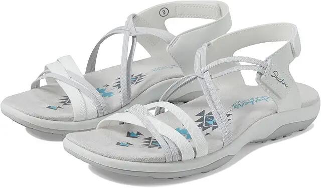 SKECHERS Reggae Slim - Takes Two (White) Women's Sandals Cover