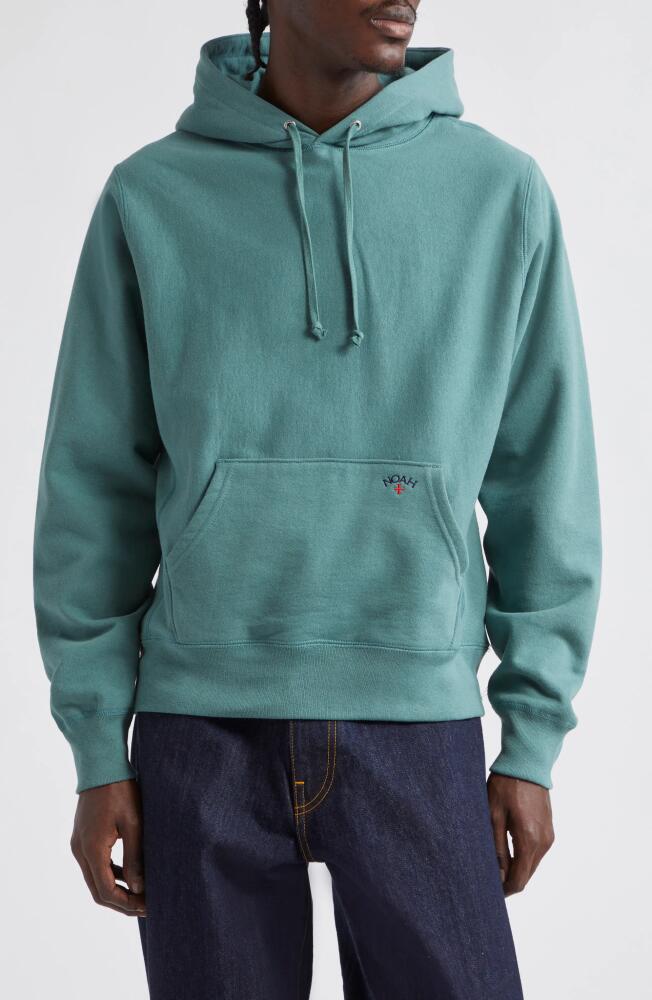 Noah Classic Cotton Fleece Hoodie in Jungle Green Cover