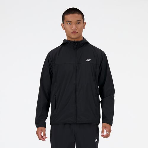 New Balance SMU Athletics Woven Jacket - Mens White/Black Cover