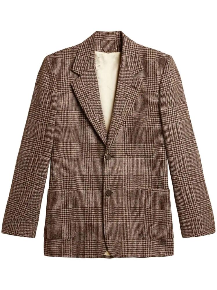 Golden Goose checked blazer - Brown Cover