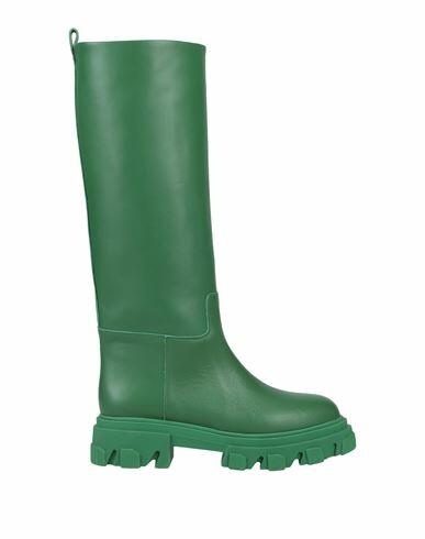 Gia X Pernille Teisbaek Woman Boot Green Calfskin Cover