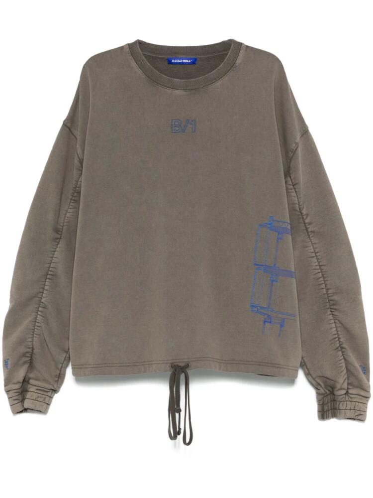 A-COLD-WALL* Shroud sweatshirt - Grey Cover