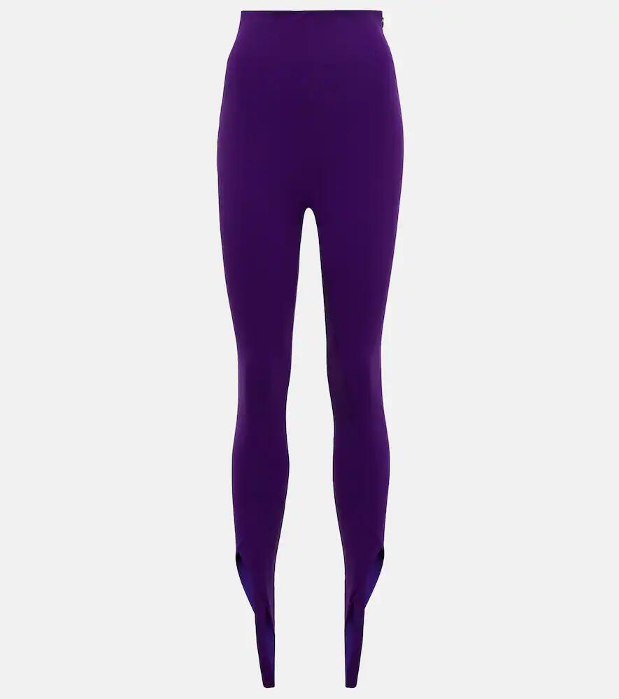 The Attico Jamie high-rise stirrup leggings Cover