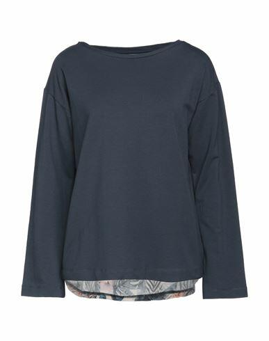 Freddy Woman T-shirt Midnight blue Modal, Cotton, Elastane Cover