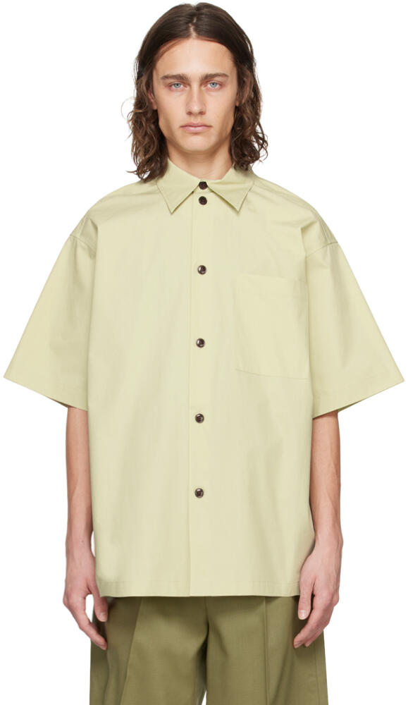 Róhe Green Patch Pocket Shirt Cover