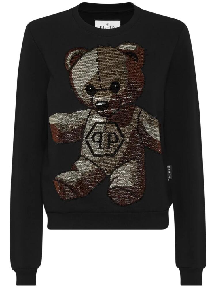 Philipp Plein Teddy Bear crystal-embellished sweatshirt - Black Cover