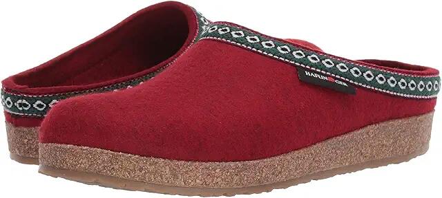 Haflinger GZ Classic Grizzly (Red) Women's Clog Shoes Cover