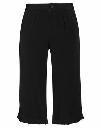 Yohji Yamamoto Woman Pants Black Triacetate, Polyester Cover