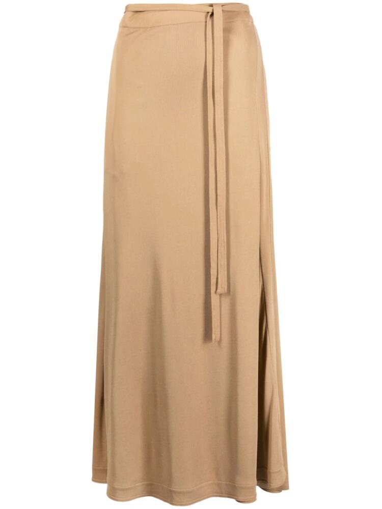 TOTEME tied-waist maxi skirt - Brown Cover