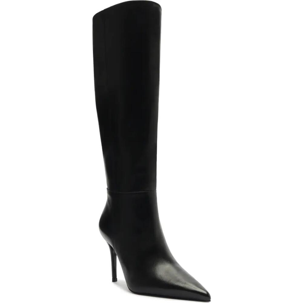 Schutz Mikki Up Knee High Boot in Black Cover