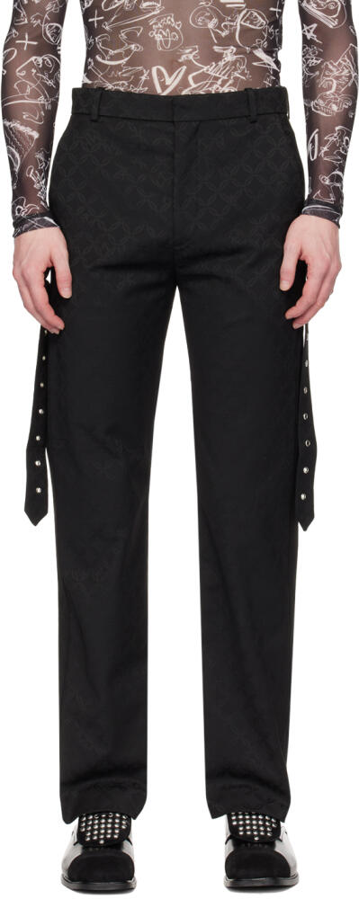 Charles Jeffrey LOVERBOY Black Glasgow Trousers Cover