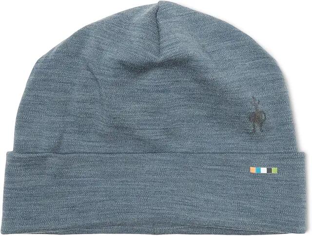 Smartwool Thermal Merino Reversible Cuffed Beanie (Pewter Blue Heather) Beanies Cover