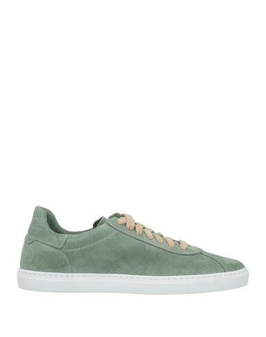 Boemos Woman Sneakers Sage green Soft Leather Cover