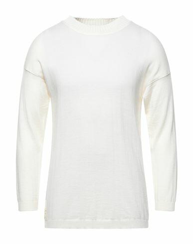 Takeshy Kurosawa Man Sweater White Merino Wool, Acrylic Cover