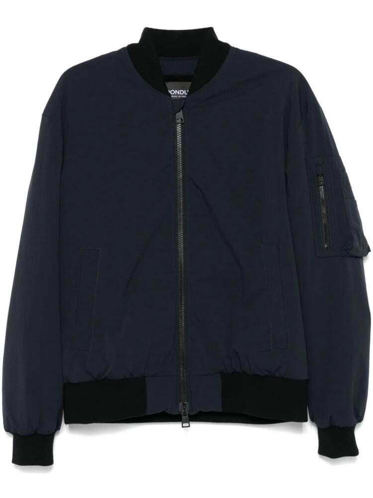 DONDUP ripstop bomber jacket - Blue Cover