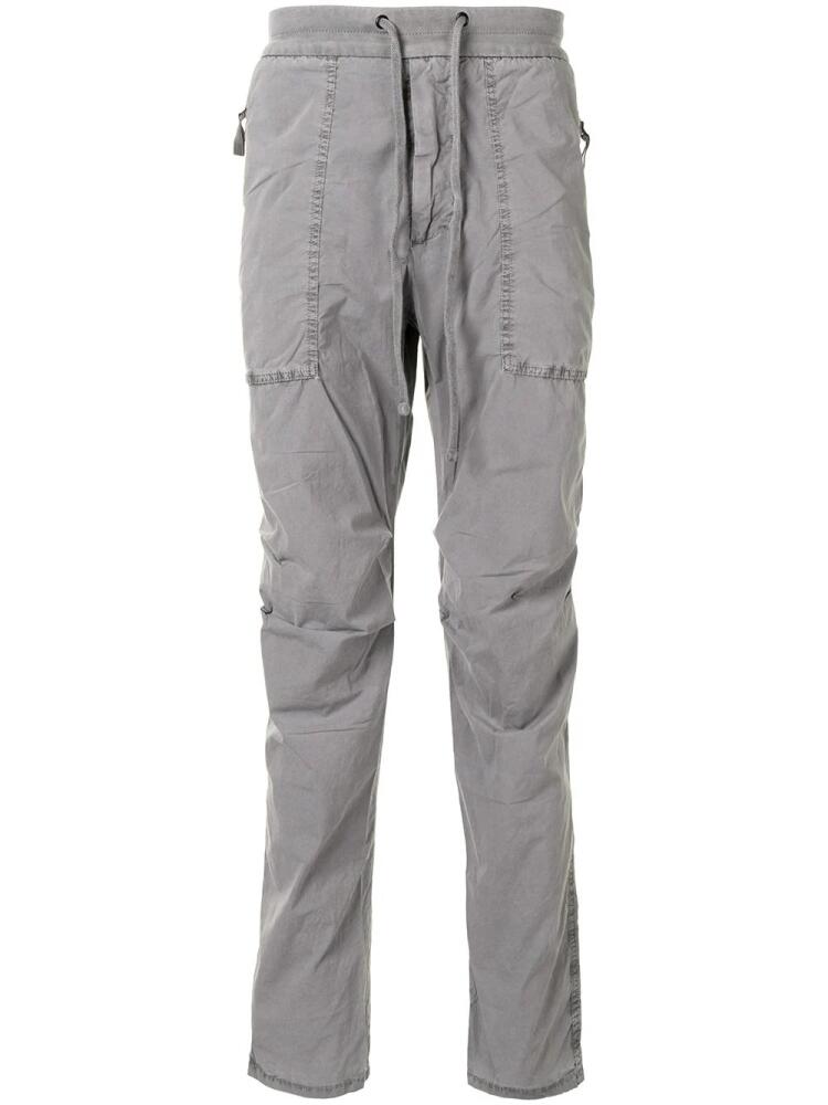 James Perse mid-rise straight leg trousers - Grey Cover