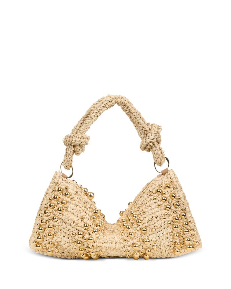 Cult Gaia Hera Beaded Raffia Nano Shoulder Bag Cover