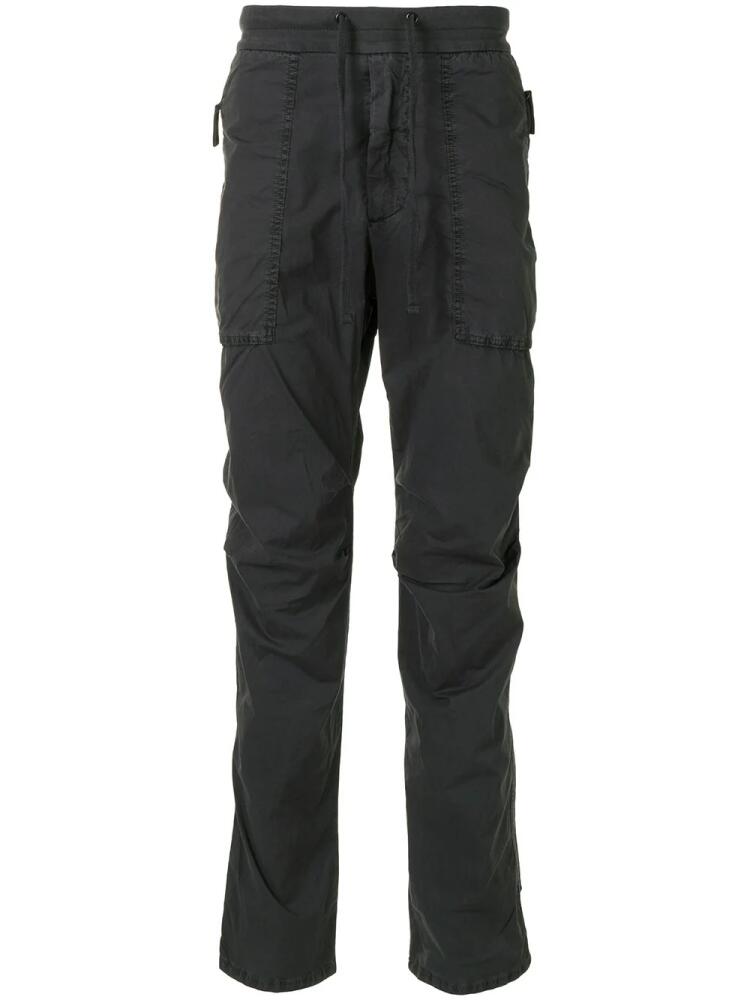 James Perse mid-rise straight leg trousers - Black Cover