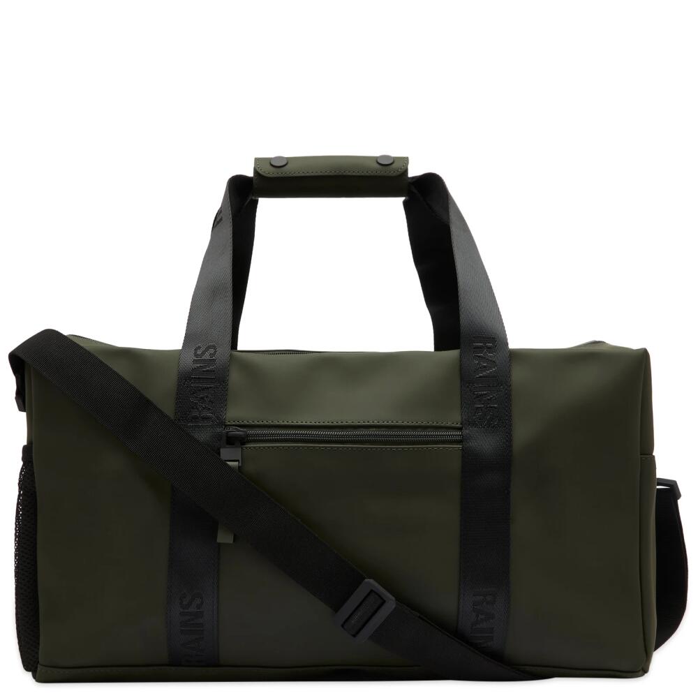 RAINS Men's Trail Gym Bag in Green Cover