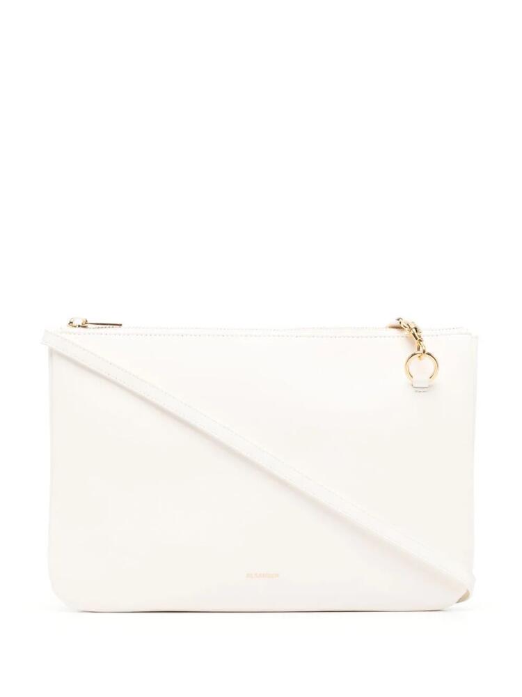 Jil Sander small leather shoulder bag - Neutrals Cover