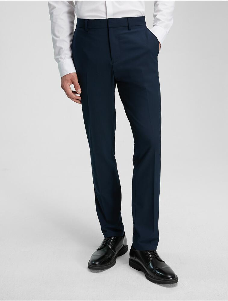 Calvin Klein Men's Refined Stretch Pant - Blue Cover