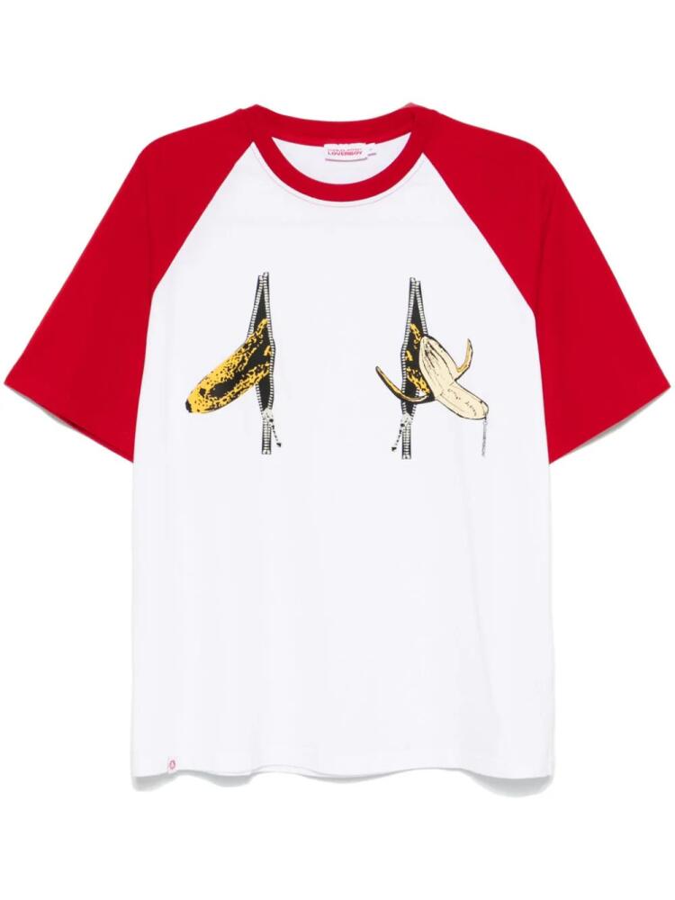 Charles Jeffrey Loverboy Graphic Raglan T-shirt - White Cover