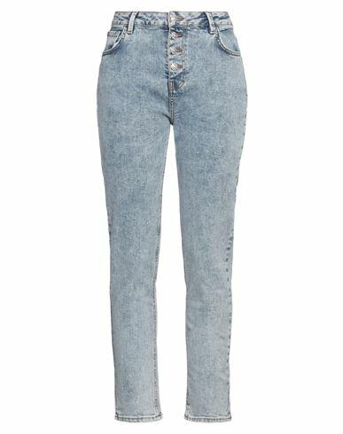 Ba & sh Woman Jeans Blue Cotton, Elastane Cover