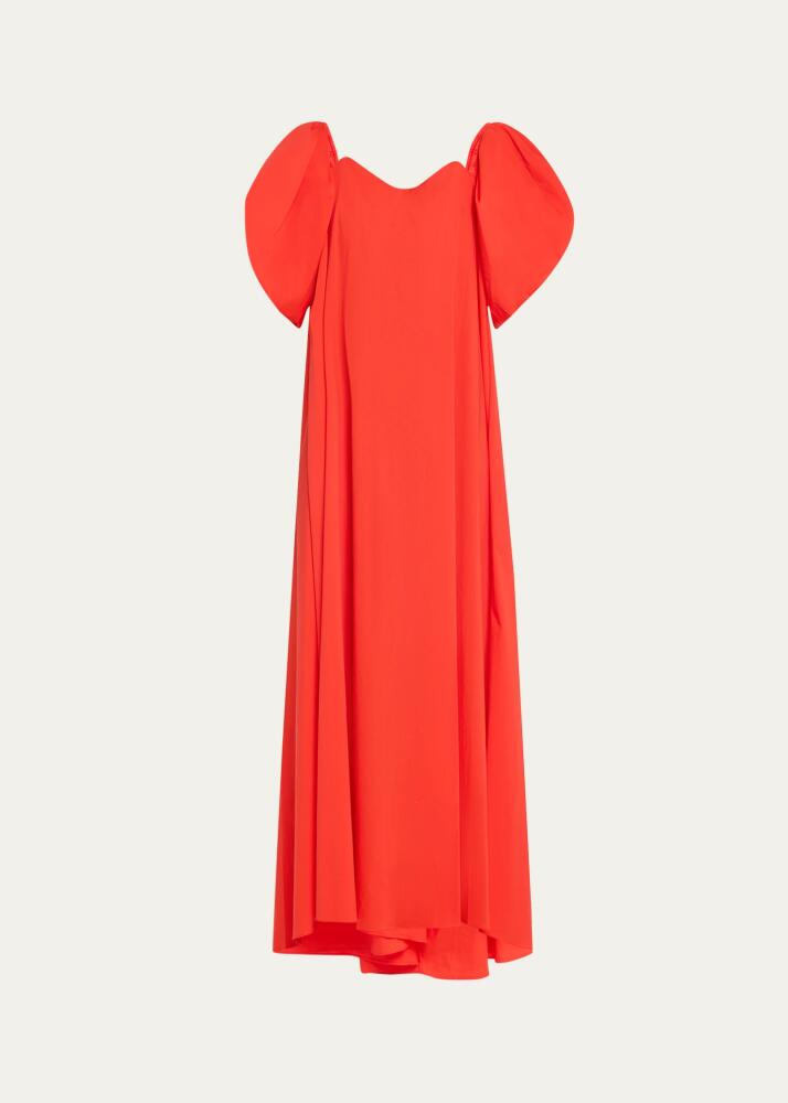 Caroline Constas Palmer Off-Shoulder Maxi Dress Cover