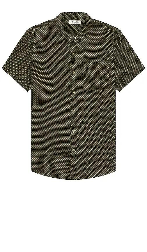 ROLLA'S Bon Diamond Shirt in Green Cover