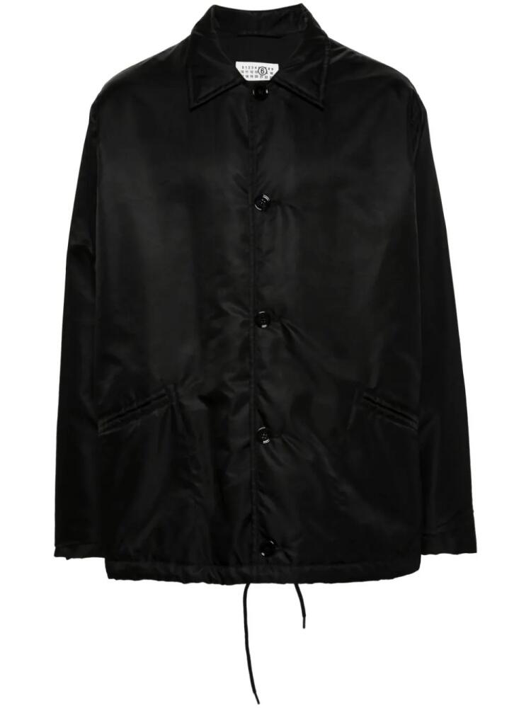 MM6 Maison Margiela spread-collar bomber jacket - Black Cover