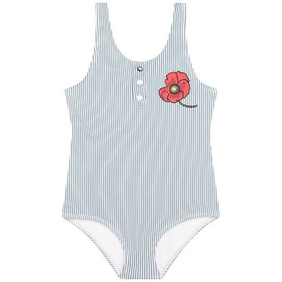 Kenzo Striped With Flower Swimsuit Cover