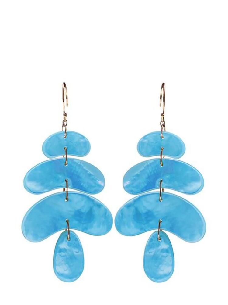 Ten Thousand Things 18kt yellow gold Totem turquoise earrings Cover