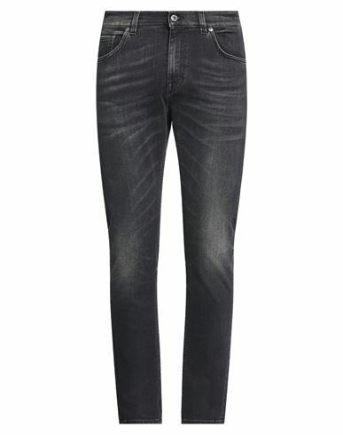 Grifoni Man Jeans Black Cotton, Elastomultiester, Elastane Cover