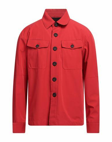 Manuel Ritz Man Shirt Red Polyamide, Polyester, Elastane Cover