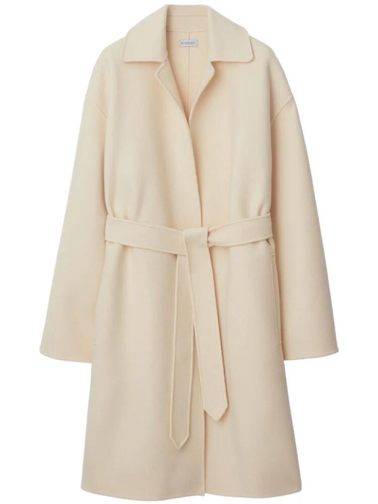 Burberry wrap cashmere coat - Neutrals Cover